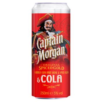 Captain Morgan Original Spiced & Cola 250ml