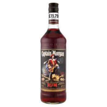 Captain Morgan Dark Rum Pmp £15.79 70cl