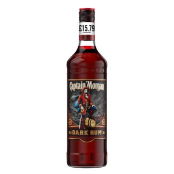 Captain Morgan Dark Rum 70cl £15.79 PMP
