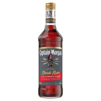 Captain Morgan Dark Rum 40% vol 70cl £18.29 PMP 06x01
