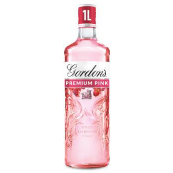Gordon's Premium Pink Distilled Flavoured Gin 37.5% vol 1L Bottle