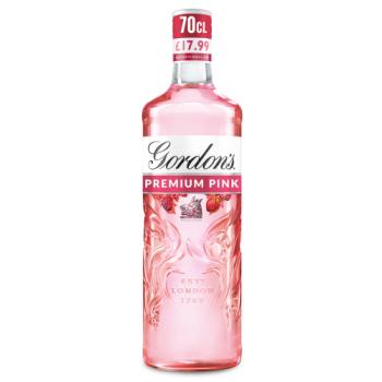 Gordon's Premium Pink Gin Based Flavoured Spirit Drink 35% vol 70cl PMP