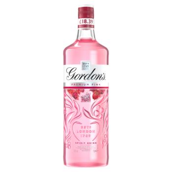 Gordon's Premium Pink Gin Based Flavoured Spirit Drink 35% vol 70cl 18.39 PMP