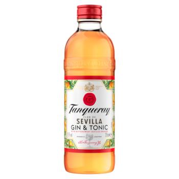 Tanqueray Flor De Sevilla Gin & Tonic 275ml Ready To Drink Premix Bottle
