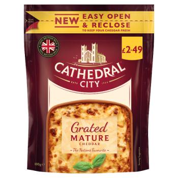 Cathedral City Mature Grated Cheddar 180g PM £2.49