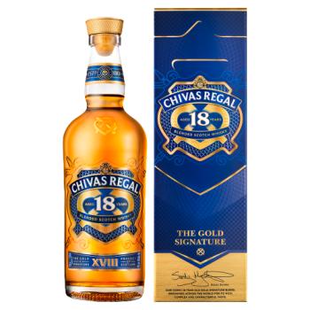 Chivas Regal 18 Year Old Gold Signature Blended Scotch Whisky 70cl