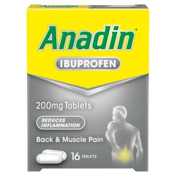 Anadin 200mg Ibuprofen 16 Tablets