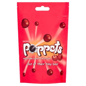 Poppets Chewy Toffee Covered In Milk Chocolate 150g