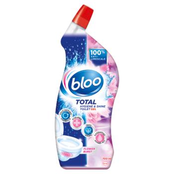 Bloo Total Hygiene & Shine Toilet Gel Flower Burst 700ml