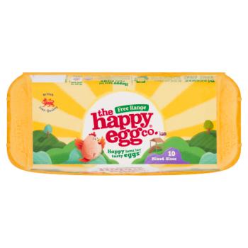 The Happy Egg Co. Free Range 10 Mixed Sizes 497g