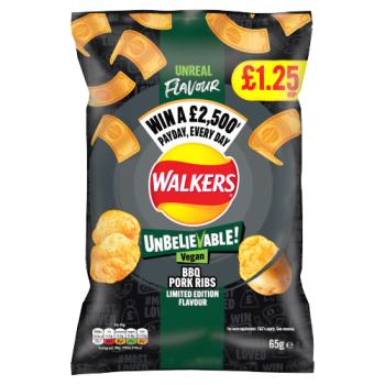 Walkers Bbq Pork Rib Pm125