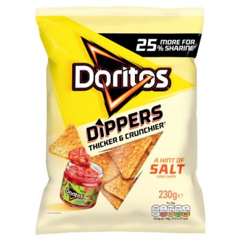 Doritos Dippers A Hint of Salt Sharing Tortilla Chips 230g
