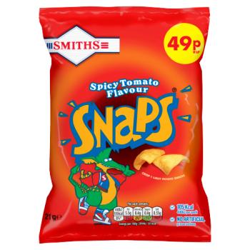 Smiths Snaps Spicy Tomato Snacks 49p RRP PMP 21g
