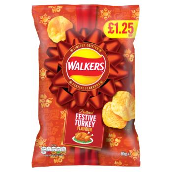 Walkers Festive Turkey Pm1.25