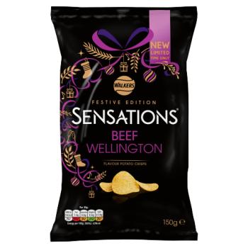 Walkers Sensations Beef Wellington Sharing Bag Crisps 150g