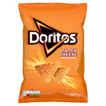 Doritos Tangy Cheese Tortilla Chips Sharing Bag Crisps 140g