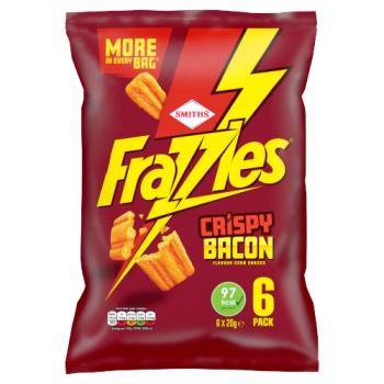 Smiths Frazzles Bacon Crisps Multipack 6 x 20g