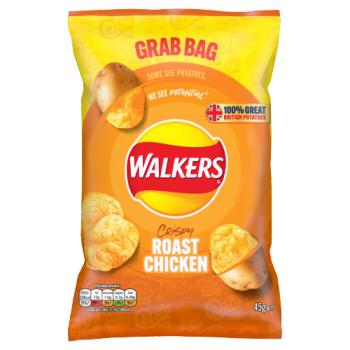 Walkers Roast Chicken Crisps 45g