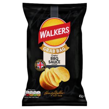 Walkers BBQ Sauce Grab Bag Crisps 45g