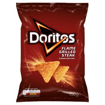 Doritos Flame Grilled Steak Sharing Tortilla Chips 150g