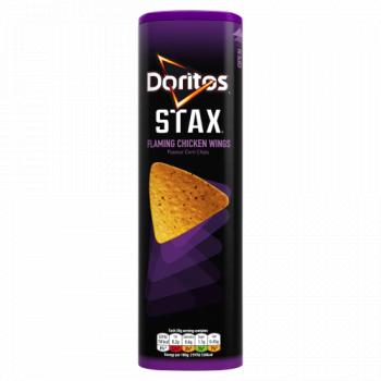 Doritos Stax Flaming Chicken Wings Flavour Corn Chips 170g