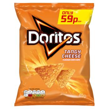Doritos Tangy Cheese Tortilla Chips 59p Pmp 40g