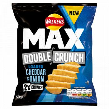 Walkers Max Double Crunch Loaded Chedda