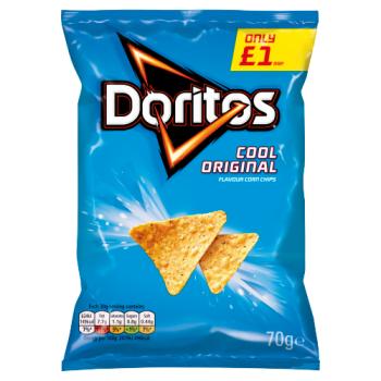 Doritos Cool Original Tortilla Chips 70g PMP £1