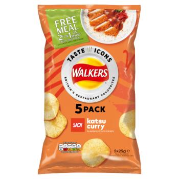 Walkers Yo Katsu Curry 5pk