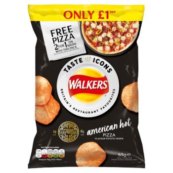Walkers Am/hot Pizza Pm100