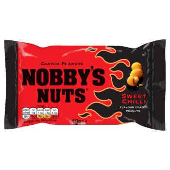 Nobby's Nuts Sweet Chilli Flavour Coated Peanuts 40g