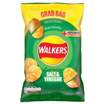 Walkers Salt & Vinegar Crisps 45g