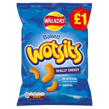 Walkers Wotsits Cheese Snacks £1 RRP PMP 60g