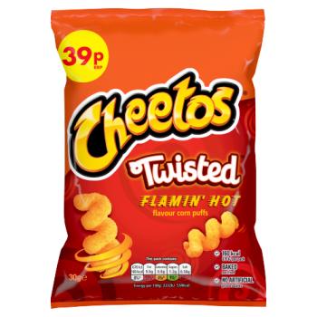 Cheetos Twisted Flamin' Hot Snacks 30g