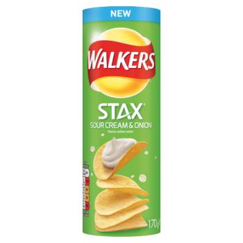 Walkers Stax Sour Cream &#38; Onion