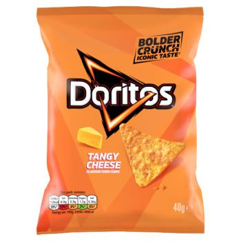 Doritos Tangy Cheese Tortilla Chips Crisps 40g