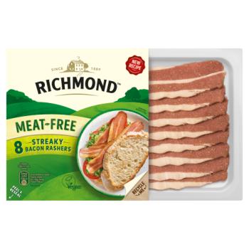 Richmond 8 Meat-Free Streaky Bacon Rashers 120g