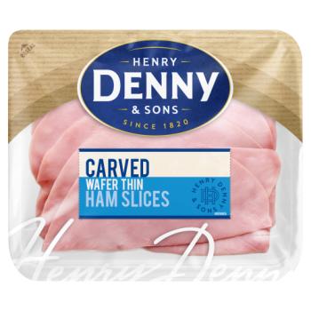 Henry Denny & Sons Carved Water Thin Ham Slices 80g