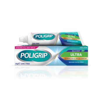 Poligrip Ultra Denture Fixative Cream 40g