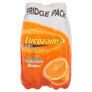 Lucozade Energy Orange Fridge Pack 4 x 380ml
