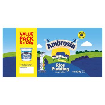 Ambrosia Rice Pudding 6 x 120g (720g)