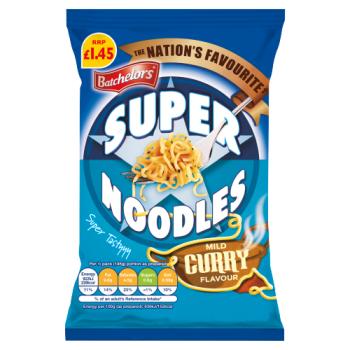 Batchelors Super Noodles Mild Curry Flavour 90g