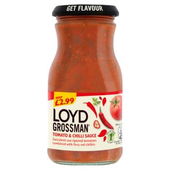 Loyd Grossman Tomato & Chilli Sauce 350g