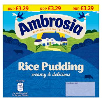 Ambrosia Rice Pudding 4 x 125g (500g)