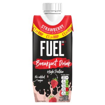 Fuel10K Strawberry Flavour Milk Drink 330ml