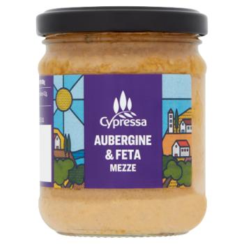 Cypressa Aubergine & Feta Mezze 175g