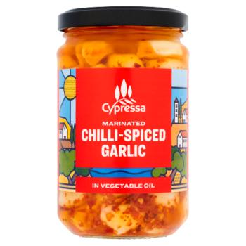Cypressa Marinated Chilli Spiced Garlic in Vegetable Oil 280g