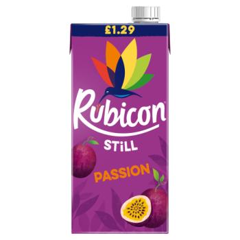 Rubicon Still Passion Fruit Juice Drink 1L PMP £1.29