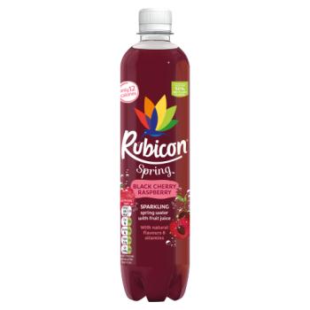 Rubicon Spring Black Cherry Raspberry Sparkling Spring Water 500ml