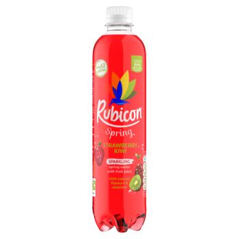 Rubicon Spring Strawberry Kiwi Flavoured Sparkling Spring Water 500ml
